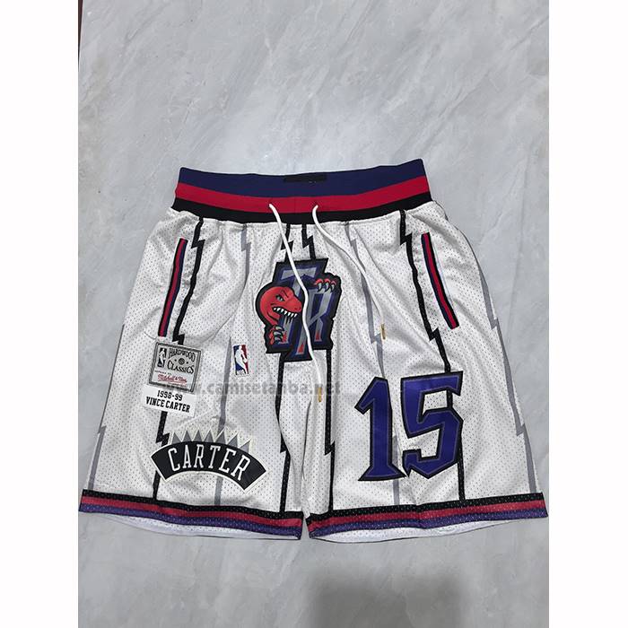 Pantalone Toronto Raptors Mitchell & Ness Hardwood Classics Blanco